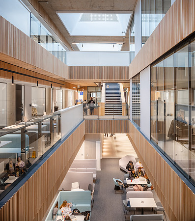 Richard Fraser architectural and interior photography services: ARU Peterborough