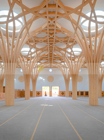 Cambridge Mosque by Marks Barfield Architects