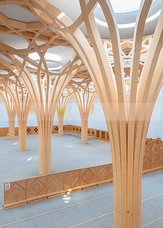 Cambridge Mosque by Marks Barfield Architects