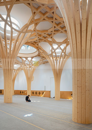 Cambridge Mosque by Marks Barfield Architects